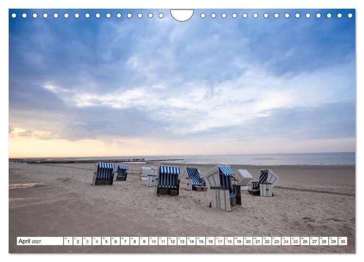 Produktbild: Wangerooge - Momente einer Reise (Wandkalender 2027 DIN A4 quer), CALVENDO Monatskalender
