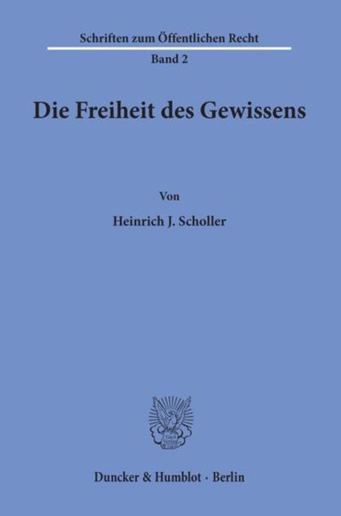 Produktbild: Die Freiheit des Gewissens.