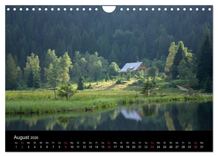 Produktbild: Bayerischer Wald - der Osten Bayerns (Wandkalender 2026 DIN A4 quer), CALVENDO Monatskalender