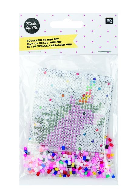 Produktbild: B&uuml;gelperlen Mini Set, Einhorn