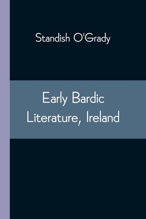 Produktbild: Early Bardic Literature, Ireland