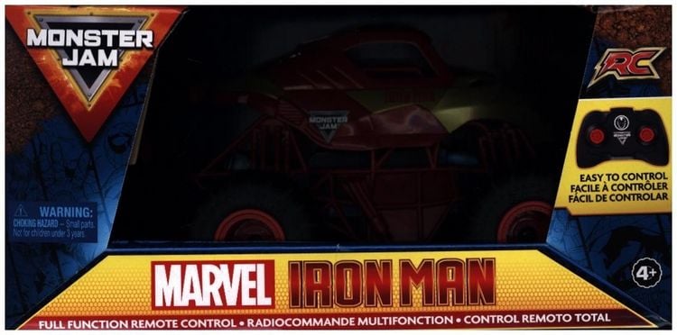 Produktbild: Monster Jam, Marvel Iron Man RC, ferngesteuerter 1:24 Truck