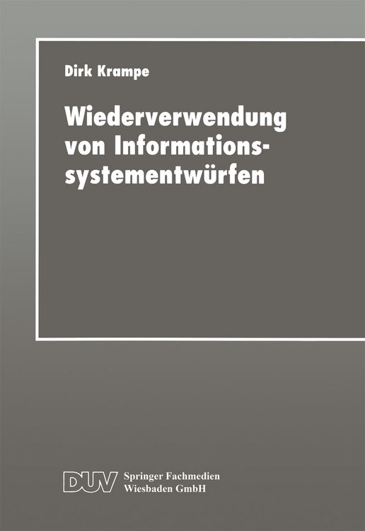 Produktbild: Wiederverwendung von Informationssystementw&uuml;rfen