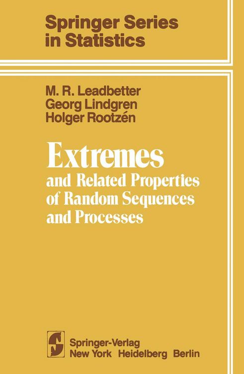 Produktbild: Extremes and Related Properties of Random Sequences and Processes