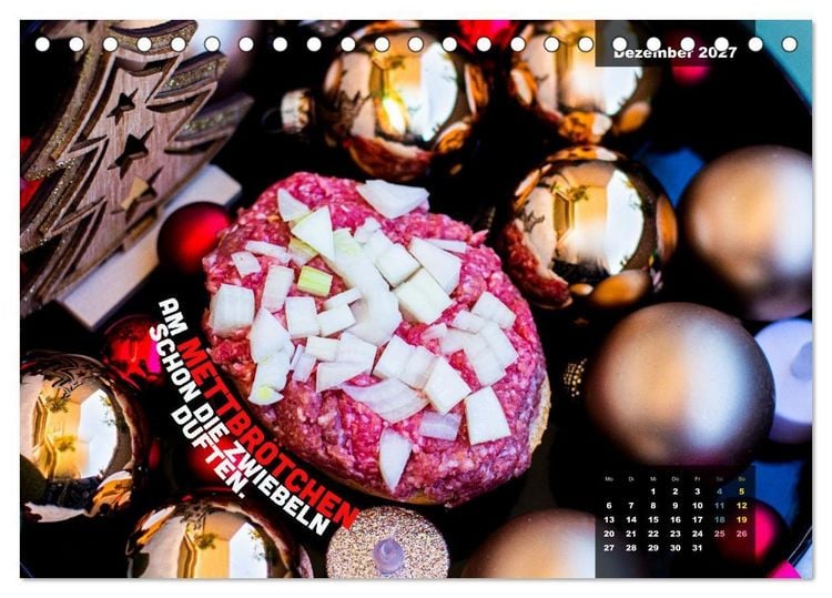 Produktbild: Mettkalender - Spread some more Mett (Tischkalender 2027 DIN A5 quer), CALVENDO Monatskalender