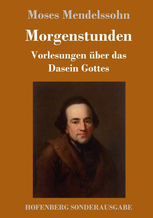 Produktbild: Morgenstunden oder Vorlesungen &uuml;ber das Dasein Gottes