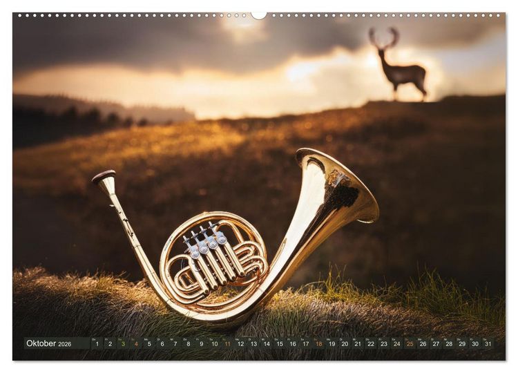 Produktbild: Musizieren einmal anders (hochwertiger Premium Wandkalender 2026 DIN A2 quer), Kunstdruck in Hochglanz