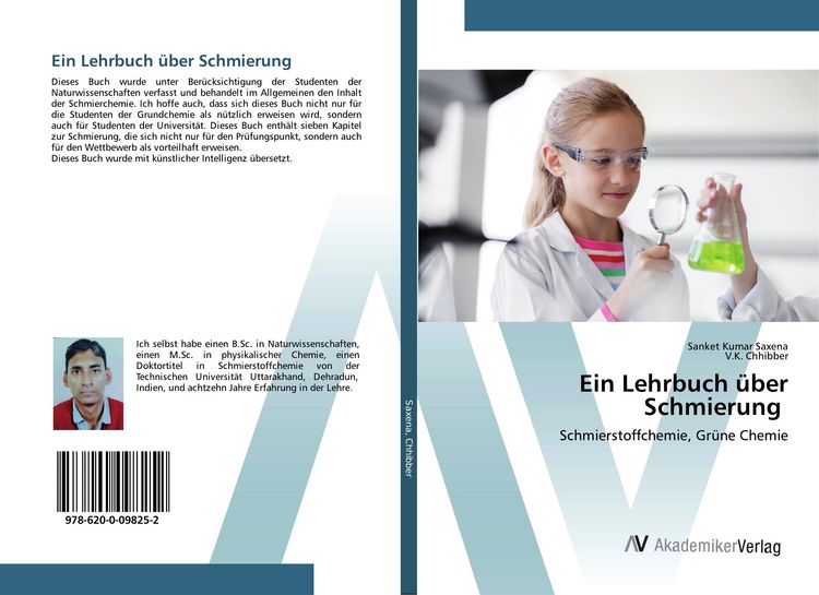 Produktbild: Ein Lehrbuch &uuml;ber Schmierung