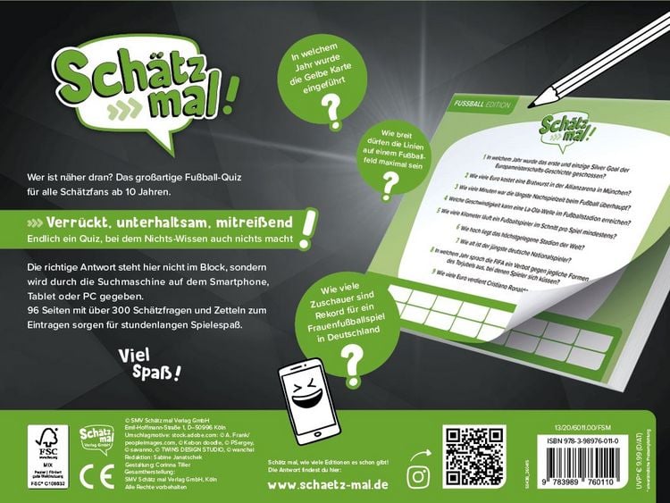 Produktbild: Sch&auml;tz mal! Fu&szlig;ball Edition