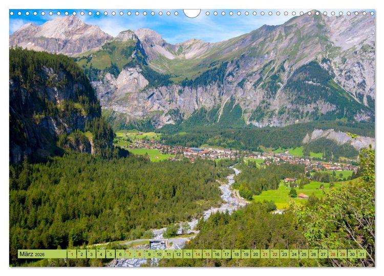 Produktbild: Alpentraum Kandersteg (Wandkalender 2026 DIN A3 quer), CALVENDO Monatskalender