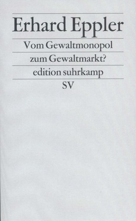 Produktbild: Vom Gewaltmonopol zum Gewaltmarkt?