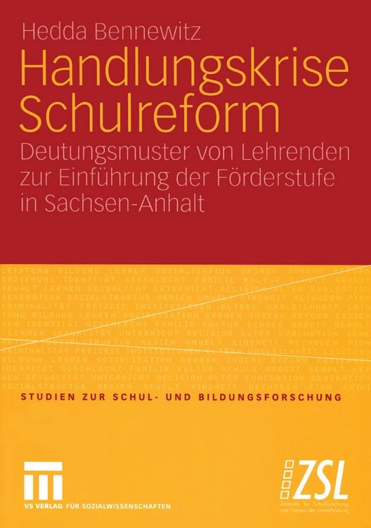 Produktbild: Handlungskrise Schulreform