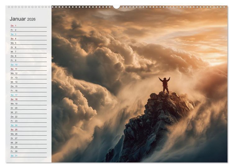 Produktbild: Freiheit sp&uuml;ren (Wandkalender 2026 DIN A2 quer), CALVENDO Monatskalender