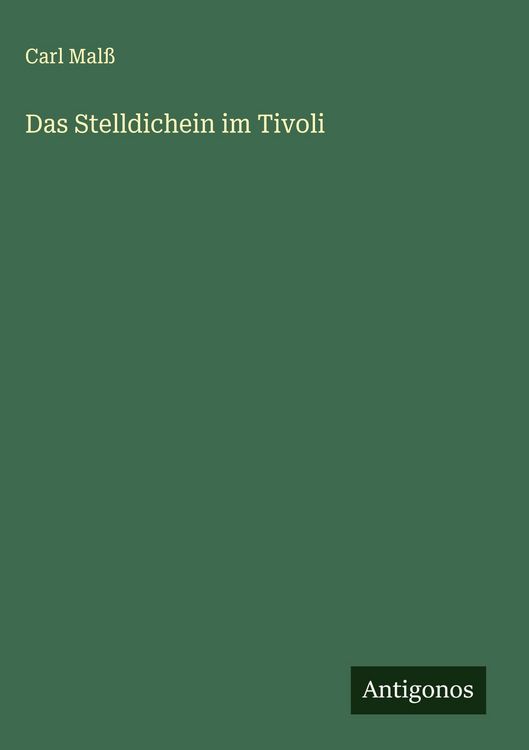Produktbild: Das Stelldichein im Tivoli