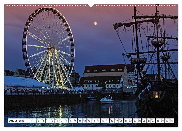 Produktbild: Danzig - Eine historische Sch&ouml;nheit (hochwertiger Premium Wandkalender 2026 DIN A2 quer), Kunstdruck in Hochglanz