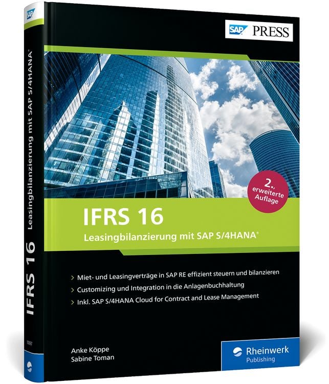 Produktbild: IFRS 16 – Leasingbilanzierung mit SAP S/4HANA