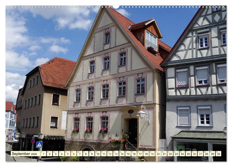 Produktbild: Unterwegs in Backnang (Wandkalender 2026 DIN A2 quer), CALVENDO Monatskalender