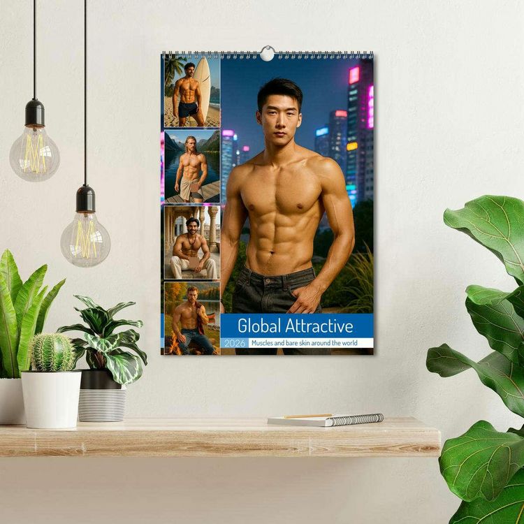 Produktbild: Global Attractive (Wall Calendar 2026 DIN A3 portrait), CALVENDO 12 Month Wall Calendar