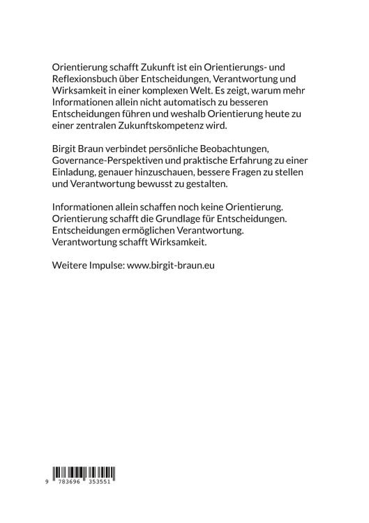 Produktbild: Orientierung schafft Zukunft