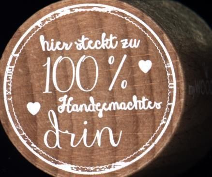 Produktbild: Woodies Stempel hier steckt zu 100% Handgemachtes (008)