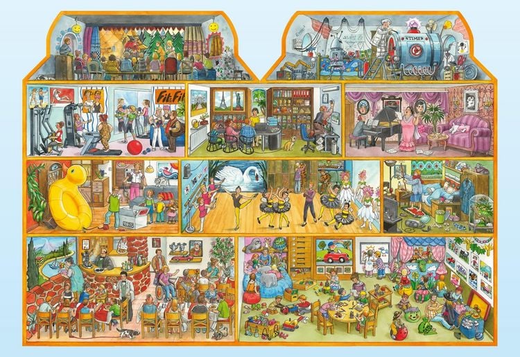 Produktbild: Mein Haus Wimmelbuch