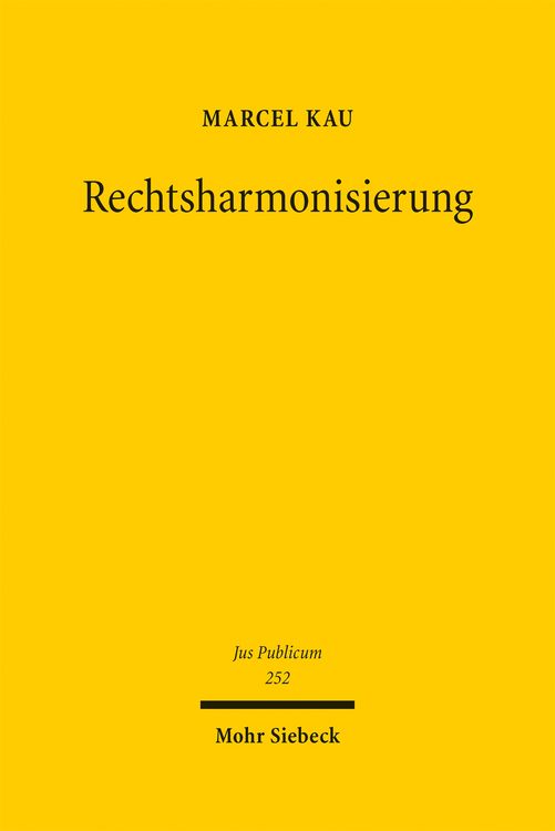 Produktbild: Rechtsharmonisierung