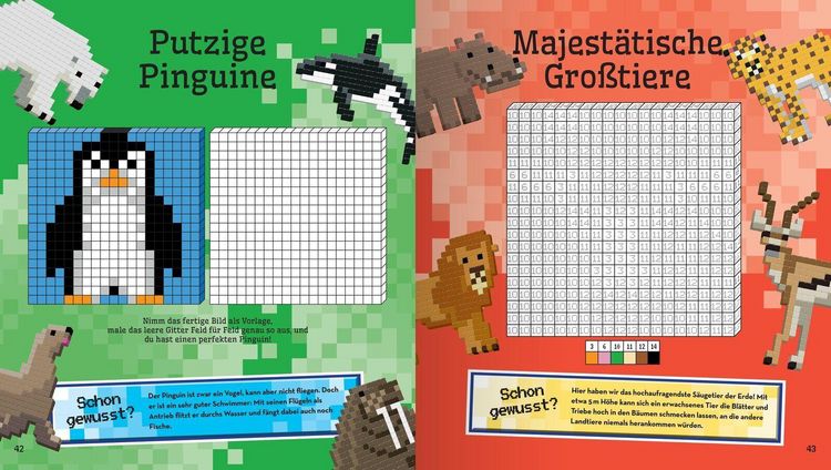 Produktbild: Pixelmalbuch Tiere