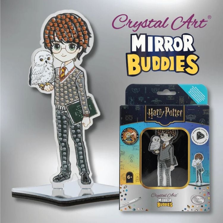 Produktbild: Craft Buddy CAPLB-31HPS002 - Crystal Art Mirror Buddies, Harry Potter, Diamond Painting