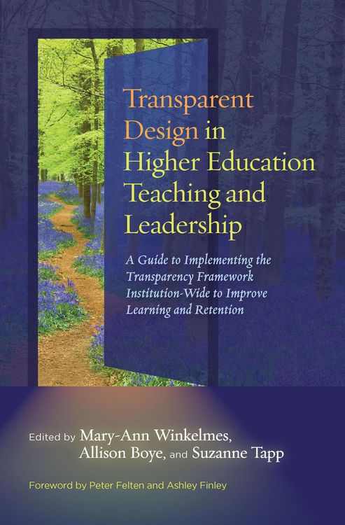 Produktbild: Transparent Design in Higher Education Teaching and Leadership