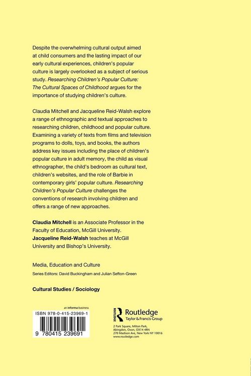 Produktbild: Researching Children's Popular Culture