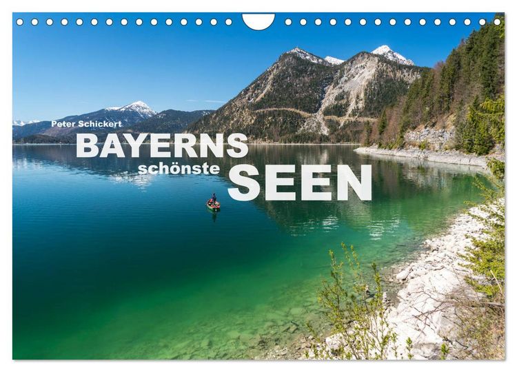 Produktbild: Bayerns sch&ouml;nste Seen (Wandkalender 2026 DIN A4 quer), CALVENDO Monatskalender