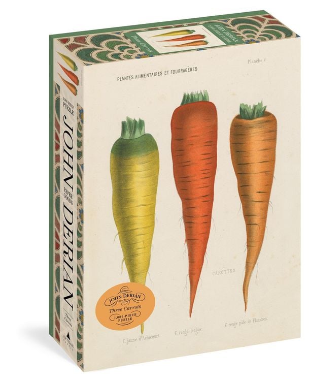 Produktbild: John Derian Paper Goods: Three Carrots 1,000-Piece Puzzle