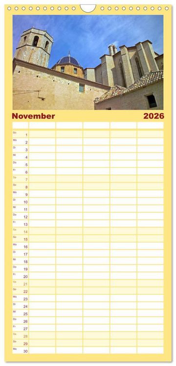 Produktbild: Familienplaner 2026 - Castellon die etwas andere Provinz mit 5 Spalten (Wandkalender, 21 x 45 cm) CALVENDO