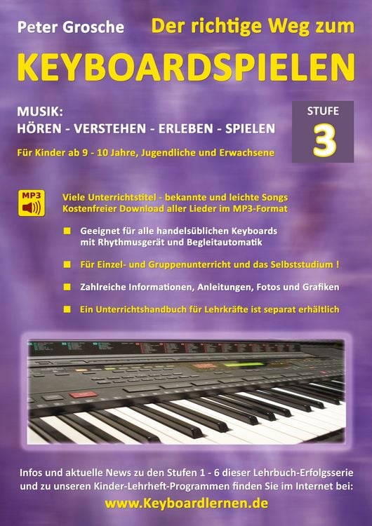 Produktbild: Der richtige Weg zum Keyboardspielen (Stufe 3)