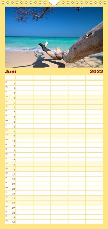 Produktbild: Familienplaner Photoreise durch Kolumbien (Wandkalender 2022 , 21 cm x 45 cm, hoch)