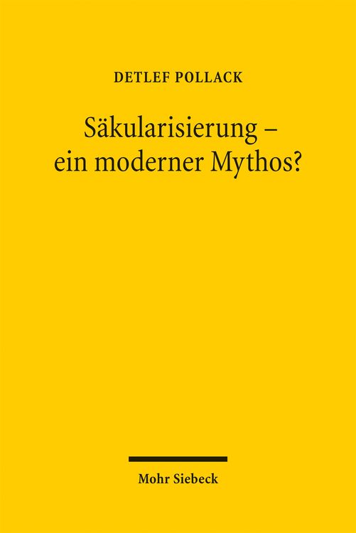 Produktbild: S&auml;kularisierung - ein moderner Mythos?
