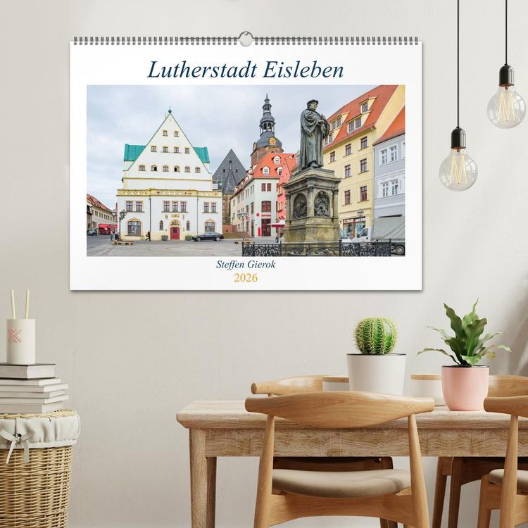 Produktbild: Lutherstadt Eisleben (Wandkalender 2026 DIN A2 quer), CALVENDO Monatskalender