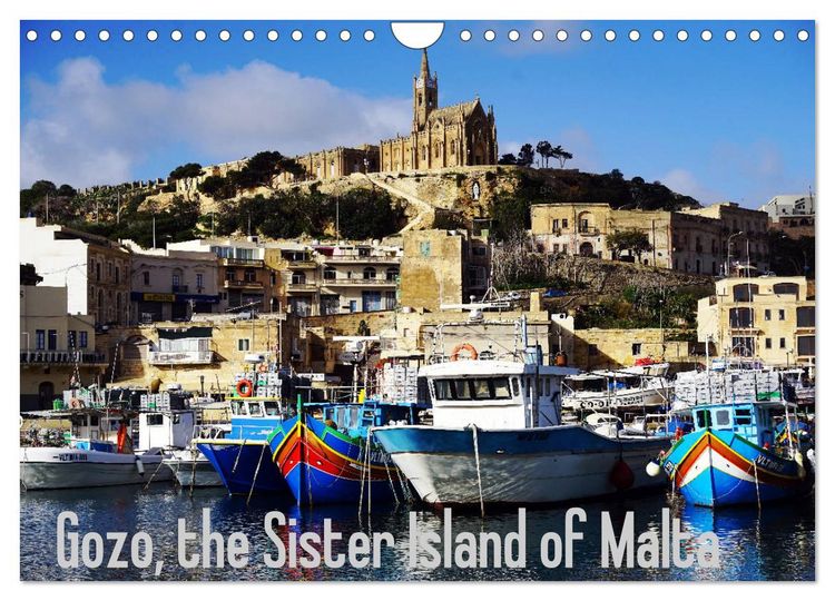 Produktbild: Gozo - Malta's little sister island (Wall Calendar 2026 DIN A4 landscape), CALVENDO 12 Month Wall Calendar