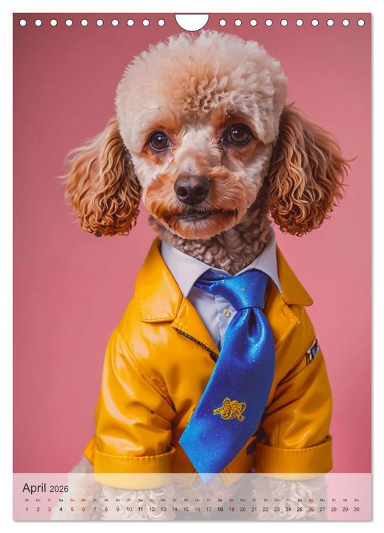 Produktbild: Hot Dogs - Fashion Victims (Wandkalender 2026 DIN A4 hoch), CALVENDO Monatskalender