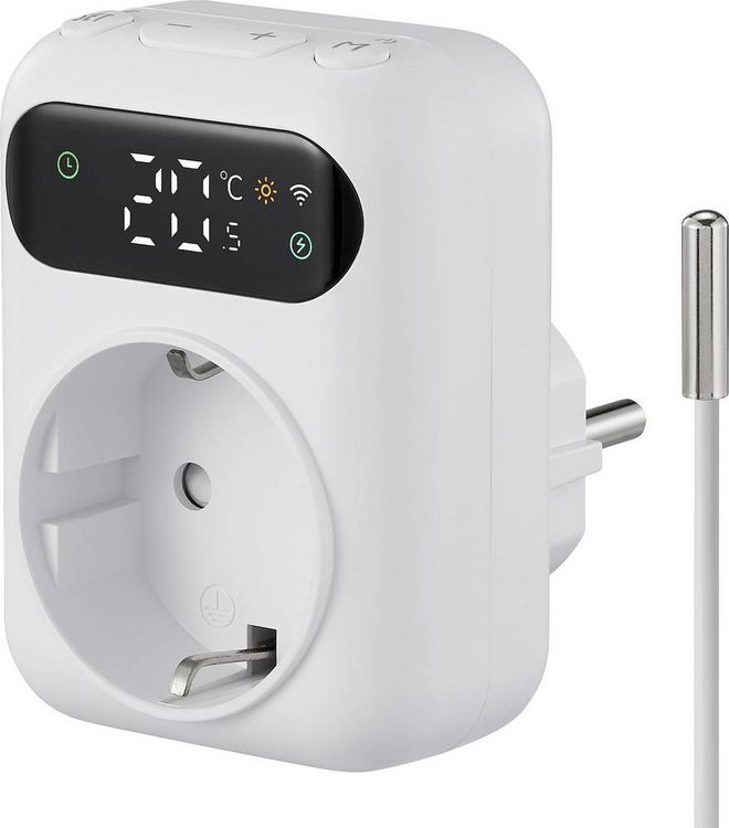 Produktbild: Sygonix SY-6824096 Universalthermostat Zwischenstecker Wochenprogramm 1St.