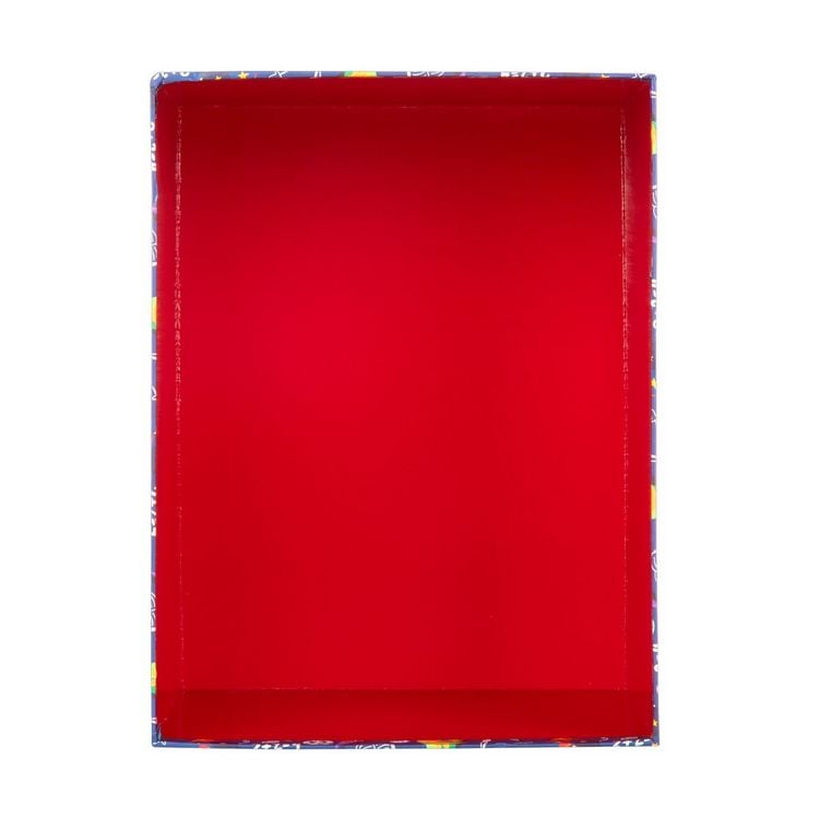 Produktbild: Idena Geschenkbox Schult&uuml;te blau 31x24x18cm