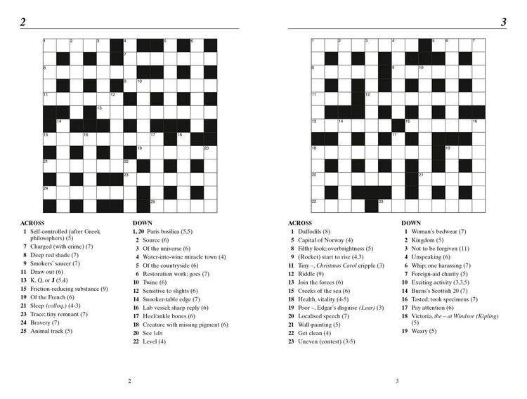 Produktbild: TIMES BIG BOOK QUICK XWORD 1