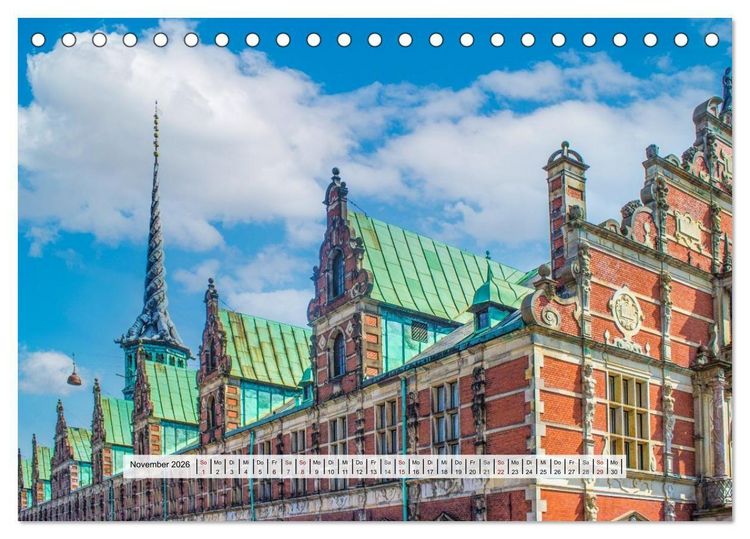 Produktbild: Kopenhagen &ndash; Wo Geschichte lebt (Tischkalender 2026 DIN A5 quer), CALVENDO Monatskalender