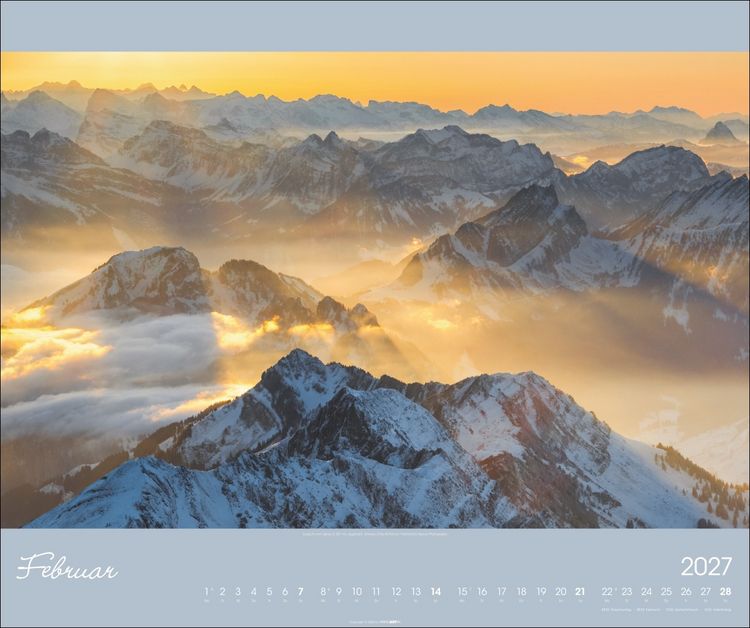 Produktbild: Alpen im Licht Kalender 2027