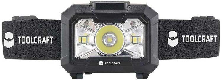 Produktbild: TOOLCRAFT TO-9664731 Stirnlampe Li-Ionen Akkus 400lm 30h TO-9664731