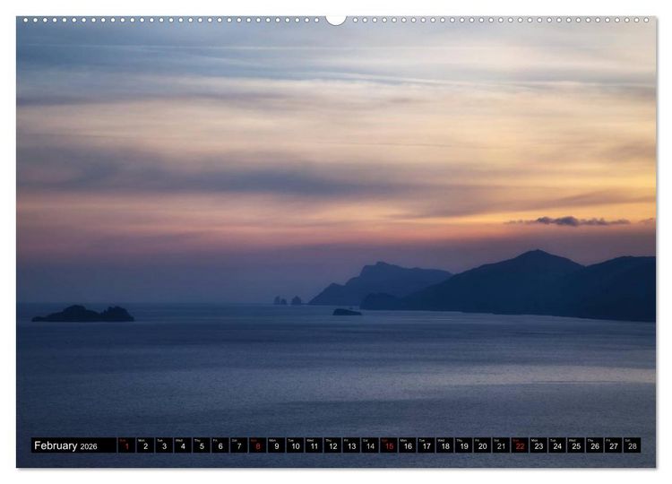 Produktbild: Amalfi Coast and Capri (High Quality Premium Wall Calendar 2026 DIN A2 landscape),CALVENDO 12 Month Wall Calendar