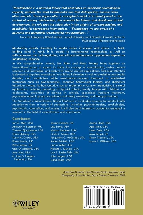 Produktbild: The Handbook of Mentalization-Based Treatment