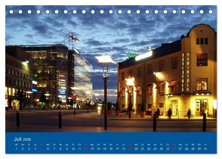 Produktbild: Helsinki im Auge des Fotografen (Tischkalender 2026 DIN A5 quer), CALVENDO Monatskalender