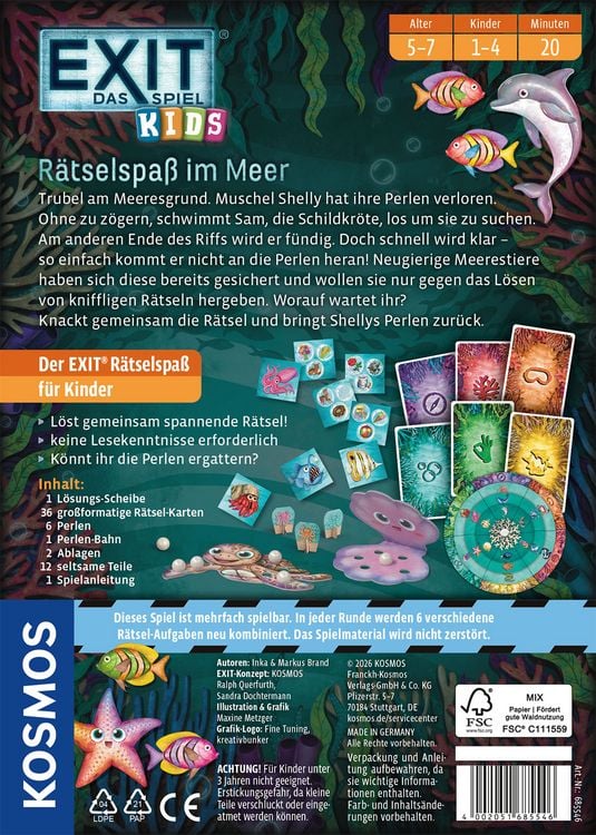Produktbild: EXIT&reg; - Das Spiel - Kids: R&auml;tselspa&szlig; im Meer