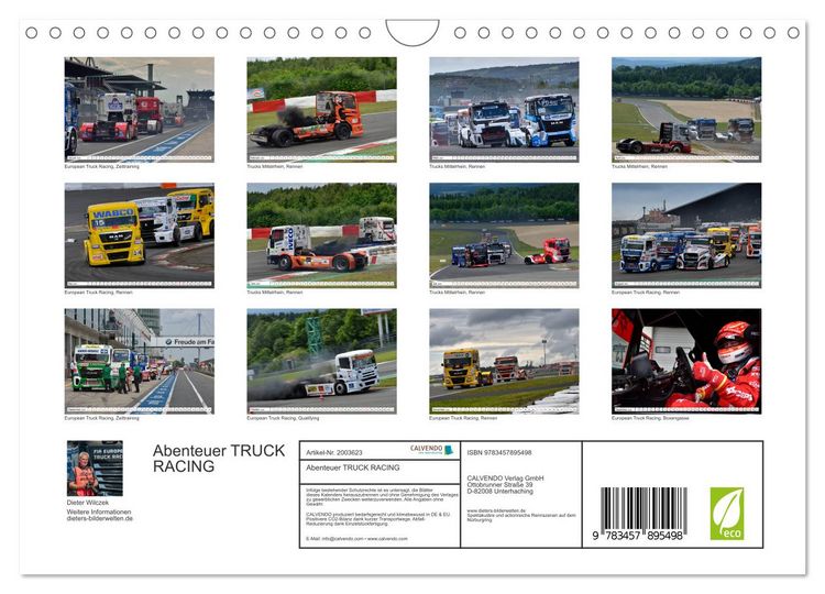 Produktbild: Abenteuer TRUCK RACING (Wandkalender 2026 DIN A4 quer), CALVENDO Monatskalender